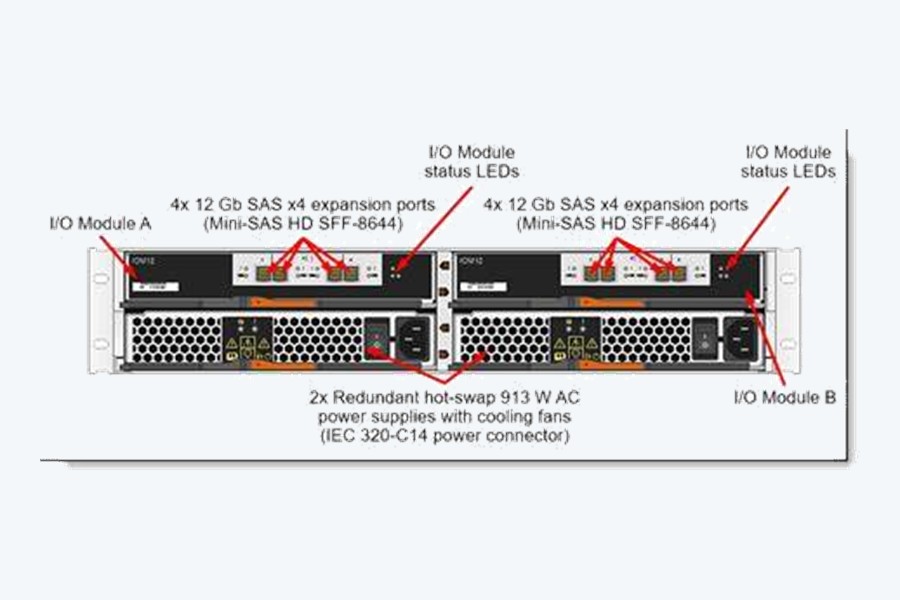 联想 ThinkSystem DM242n 2U24 Nvme Expansion Enclosure